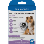 Francodex collier antiparasitaire en icardine noir pour chien 60cm