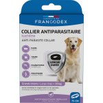 Francodex collier antiparasitaire en icardine noir pour grand chien 75cm
