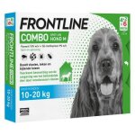 Frontline combo chien 10 - 20kg 3 pipettes Frontline combo chien 10 - 20kg 3 pipettes