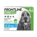 Frontline combo m chien 10 à 20kg - 4 pipettes Frontline combo m chien 10 à 20kg - 4 pipettes