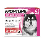Frontline tri - act chien xl 40 � 60kg - 6 pipettes