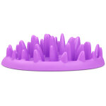 Flamingo gamelle anti - glouton northmate catch 27x23x8cm violet pour chat