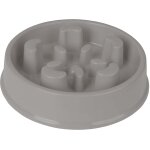 Flamingo gamelle bobo 2 slow feeder gris pour chien 16, 5cm 500ml