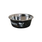 Gamelle inox happy noire 17 cm