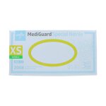 Gants d'examen nitrile bleu non poudr�s xs taille 5 / 6