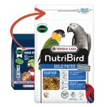 Versele - laga nutribird gold patee pte aux oeufs grandes perruches & perroquets 1kg
