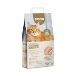 Good litière végétale pellets de bois pour chat 30l Good litière végétale pellets de bois pour chat 30l
