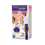 Happy snack by feliway friandises pour chat au saumon 24x15g