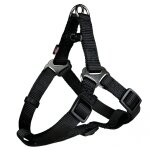 Harnais nylon uni quick noir 40 - 50 cm