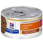 Hill's prescription diet c / d urinary stress mijots pour chat au poulet et aux lgumes 24 botes de ...
