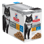 Hill's science plan mature adult 7 + sterilised nourriture humide pour chat mature 12x85g