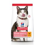 Hill's science plan mature adult light croquettes pour chat s�nior au poulet 7kg