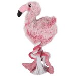 Flamingo peluche pour chien andes flamant rose 36cm