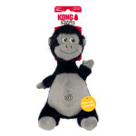Kong belly gorille peluche noire pour chien 28cm