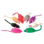Lot de 8 souris fourrure