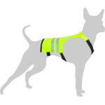 Flamingo manteau de s�curit� pour chien wasyl 42cm