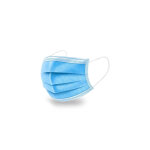 Masque chirurgical 3 plis à élastiques - 1 boîte de 50 masques Masque chirurgical 3 plis à élastiques - 1 boîte de 50 masques