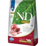 N&d prime neutered poulet & grenade croquettes chat 5kg