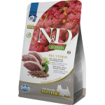 N&d quinoa neutered canard croquettes pour chiens mini 2, 5kg