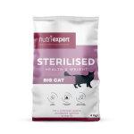 Nutri expert sterilised croquettes pour chats grands 4kg