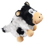 Peluche vache cruncheez kong pour chien s l 15 x h 10 cm Peluche vache cruncheez kong pour chien s l 15 x h 10 cm