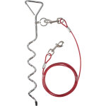 Piquet d'attache pilka 46cm avec cble 3m