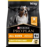 Purina pro plan optiweight light / sterilised pour chien all sizes 14kg
