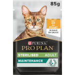 Pro plan maintenance adult sterilised sachet fraicheur pour chat poulet 85g