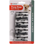 Flamingo sacs ramasse crottes argent 4x15p pour chien
