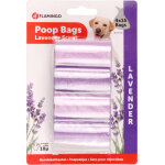 Flamingo sacs ramasse crottes lavender 4x15pcs pour chien