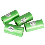 Sacs ramasse - crottes eco biodegradable 4x20st vert