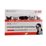Seringues insuline caninsulin 40 ui monte 0, 5ml - bote de 100 seringues
