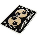 Set de table dinner mate noir 40 x 60 cm Set de table dinner mate noir 40 x 60 cm