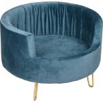 Sofa vivi bleu ptrole 48x48x33cm