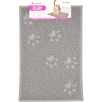 Tapis pour bac  litire tumbi gris 40x60cm