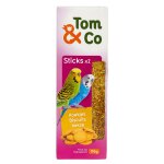 Tom&co sticks perruches biscuits 2x55g Tom&co sticks perruches biscuits 2x55g
