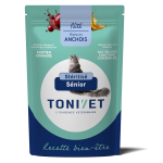 Tonivet st�rilis� senior p�t�e pour chats aux anchois 12x80g