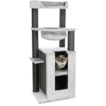 Trixie arbre � chat leandro xxl gris clair 163cm