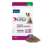 Virbac veterinary hpm senior large & medium pour chien 3kg