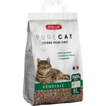 Zolux liti�re pour chat purecat v�g�tale 8l