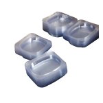 Barquettes  steak ovales plastique 110 g par 250 - tompress