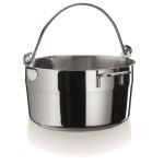 Bassine à confiture inox induction 10 litres 30 cm avec anse - tompress Bassine à confiture inox induction 10 litres 30 cm avec anse - tompress