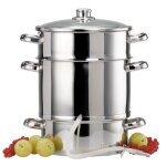 Extracteur de jus à vapeur inox 26 cm induction - tompress Extracteur de jus à vapeur inox 26 cm induction - tompress