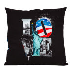 Coussin dcoration 48x48cm love usa
