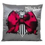 Coussin dcoration 48x48cm node pink