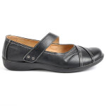 Ballerines  brides femme noir lady confort cuir