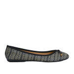 Ballerines femme noir et blanc vice versa cuir