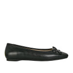 Ballerines  noeud femme noir bout carr vice versa cuir