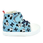 Baskets bb garon mickey bleu