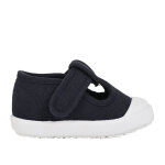 Baskets bb garon tennis toile kokin bleu marine